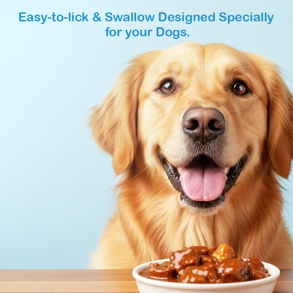 Wet Dog Food - Adult Dog |  Chicken with Liver Chunks In Gravy | Pack of 12 & 24