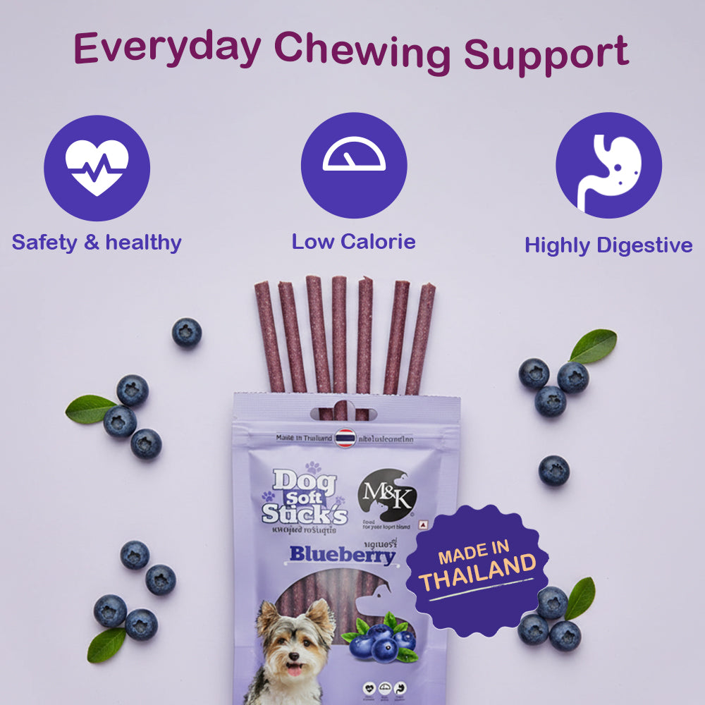 Dog Soft Sticks | Blueberry