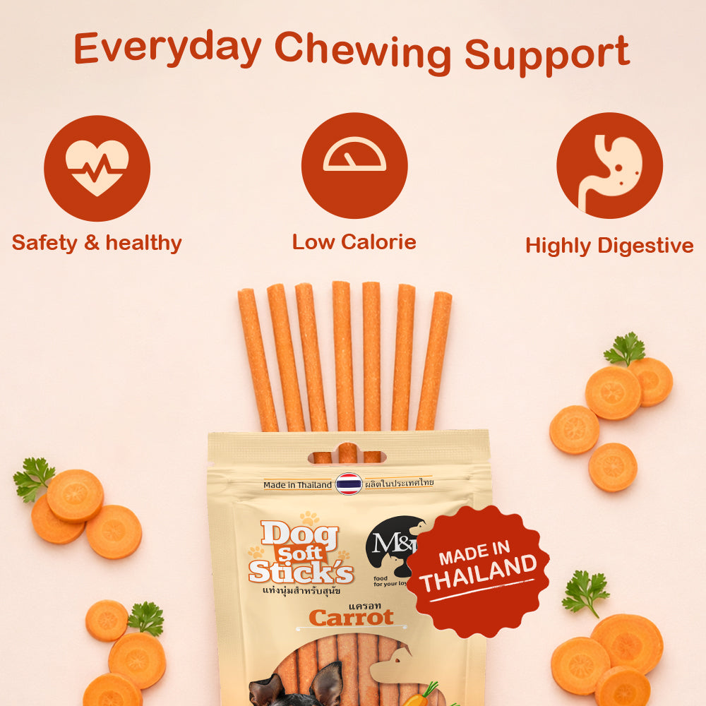 Dog Soft Sticks | Carrot