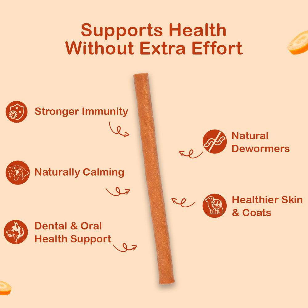 Dog Soft Sticks | Carrot