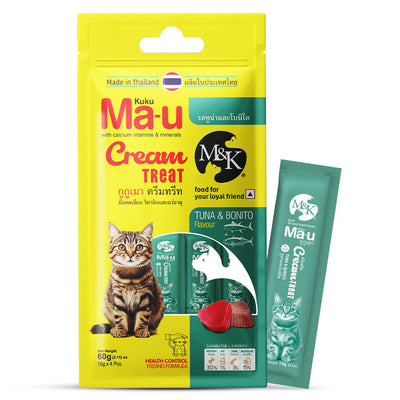 Cream Treat for Cats | Tuna & Bonito | Supports Heart & Cognitive Health