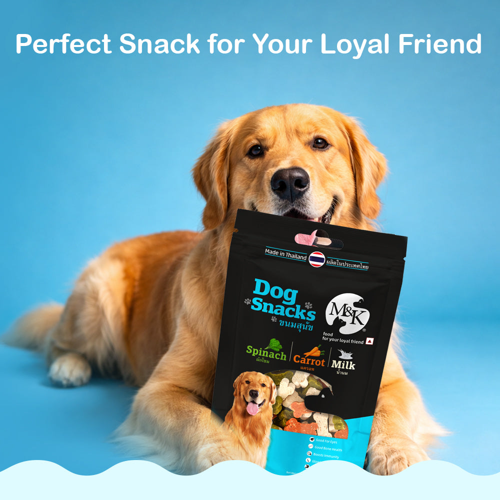 Dog Snacks | Spinach, Carrot & Milk