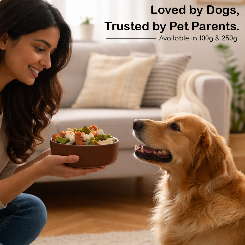 Dog Snacks | Spinach, Carrot & Milk