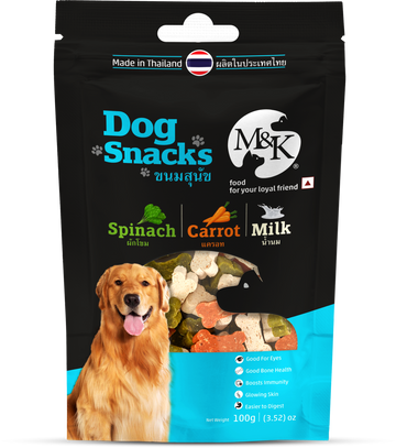 Dog Snacks | Spinach, Carrot & Milk