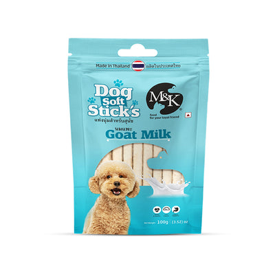 Dog Soft Sticks | Goat Milk Flavour | Soft Chewy Training Treat for All Breeds