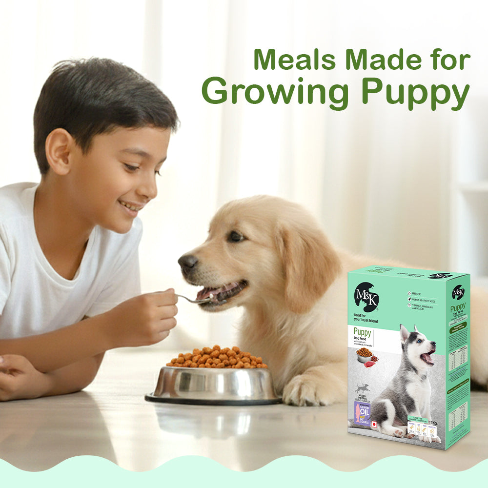 Dry Dog Food  - Puppy (3-14 months) | Chicken Kibbles for Puppies