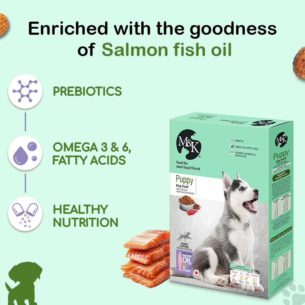 Dry Dog Food  - Puppy (3-14 months) | Chicken Kibbles for Puppies