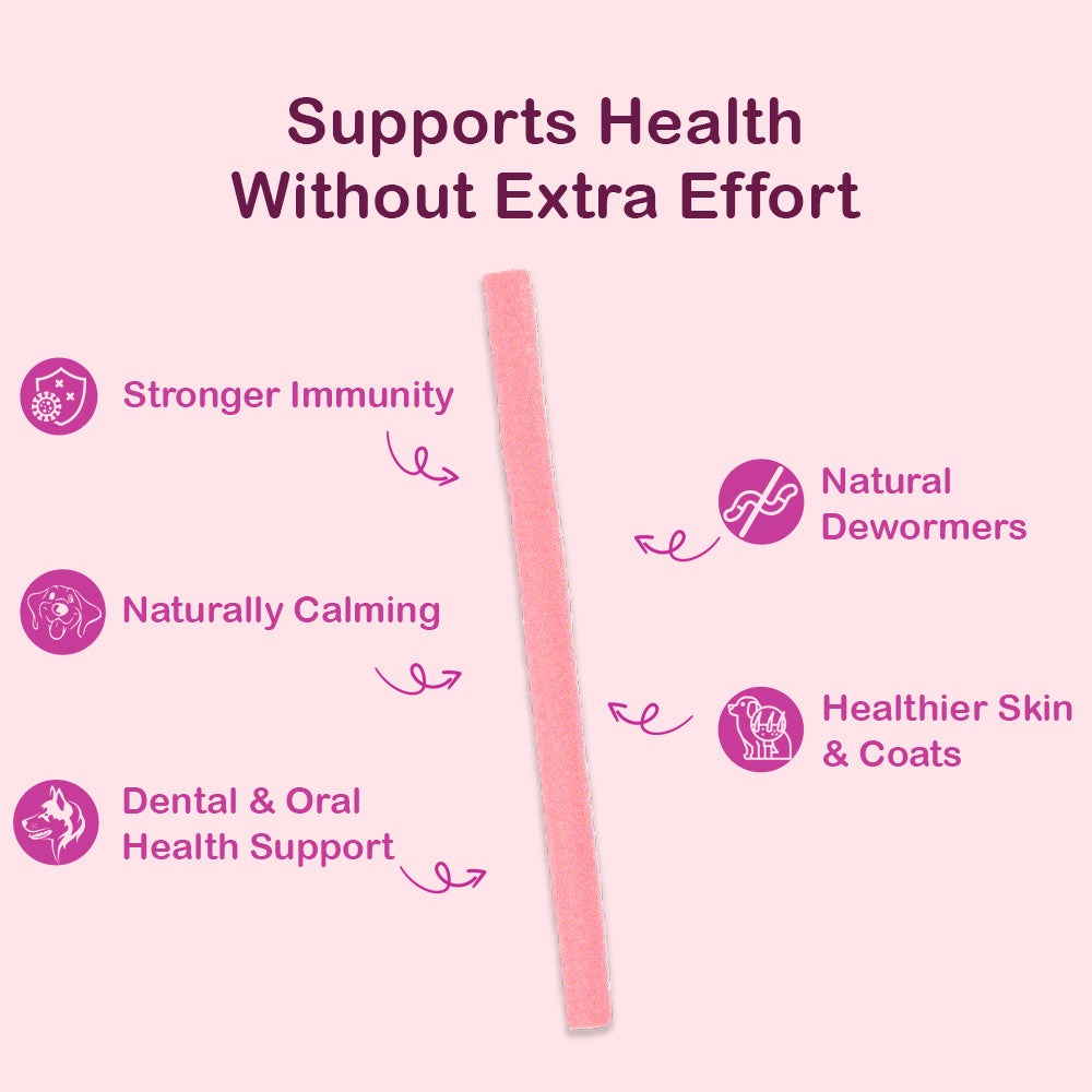 Dog Soft Sticks | Strawberry