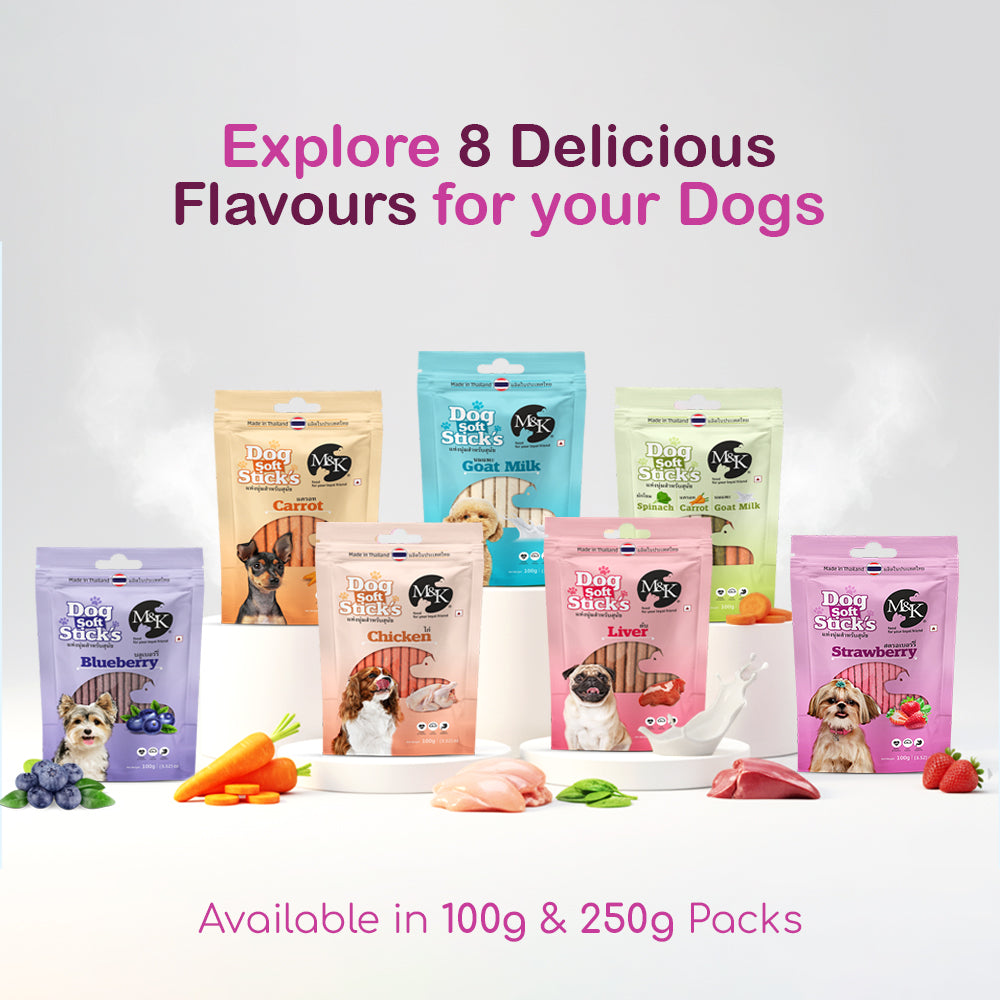 Dog Soft Sticks | Strawberry